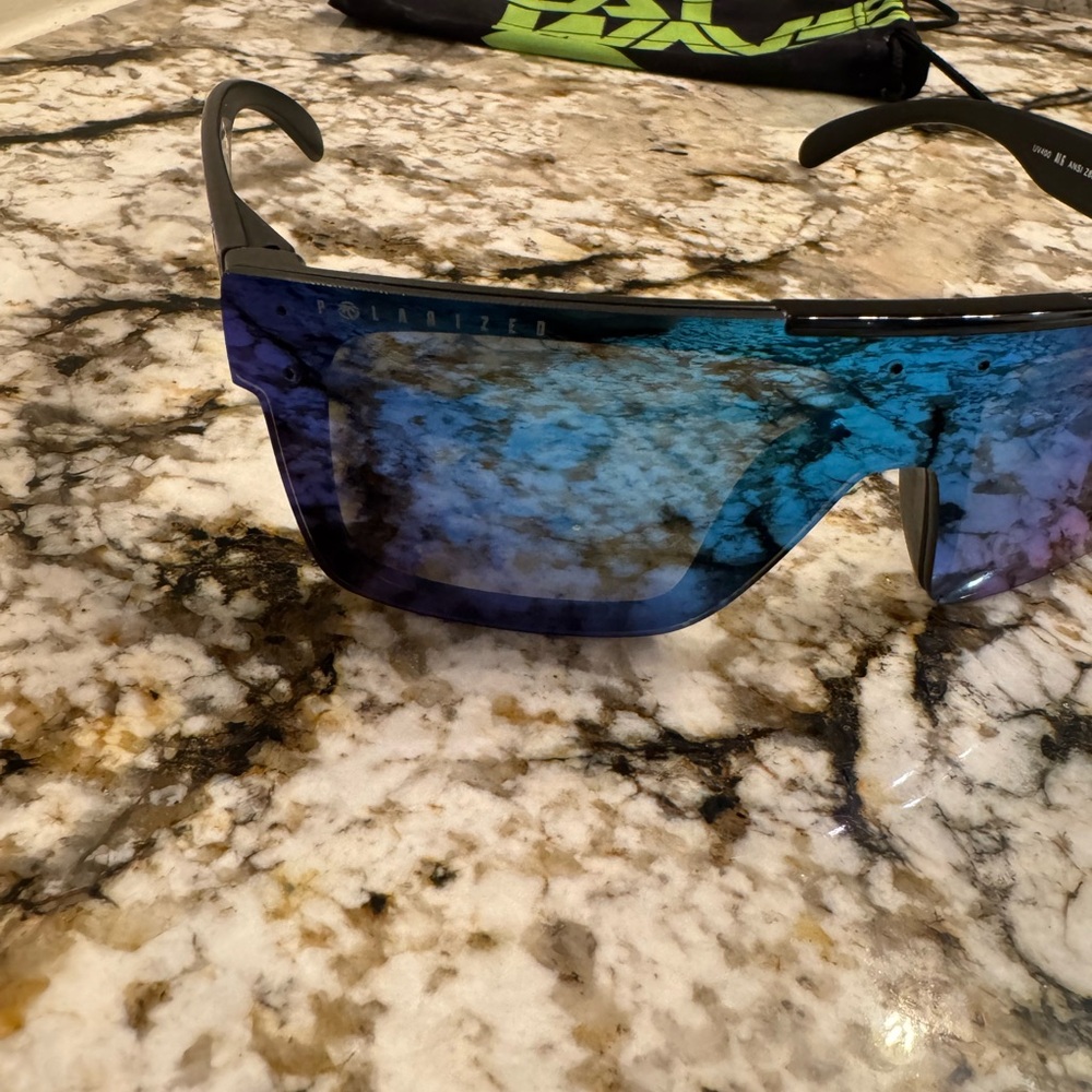 Heatwaves Polarized Blue Sunglasses - Picture 5 of 5